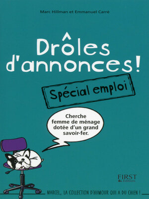 cover image of Drôles d'annonces--spécial emploi